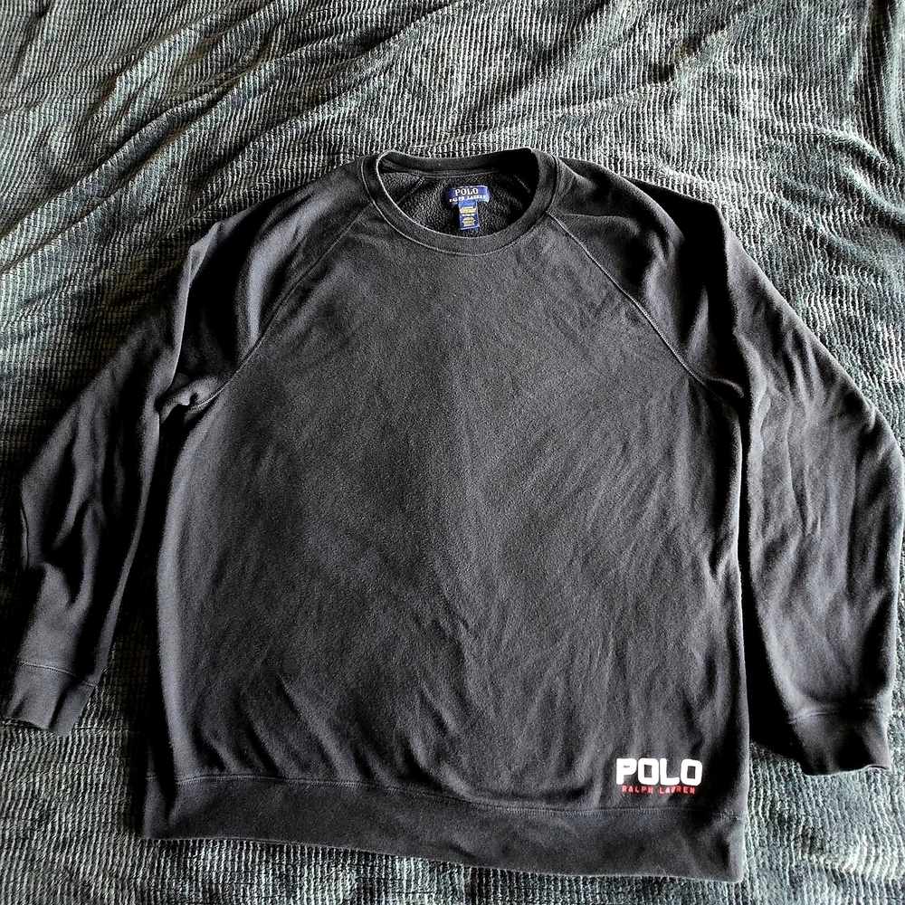 Polo by Ralph Lauren Black Crewneck Sweater